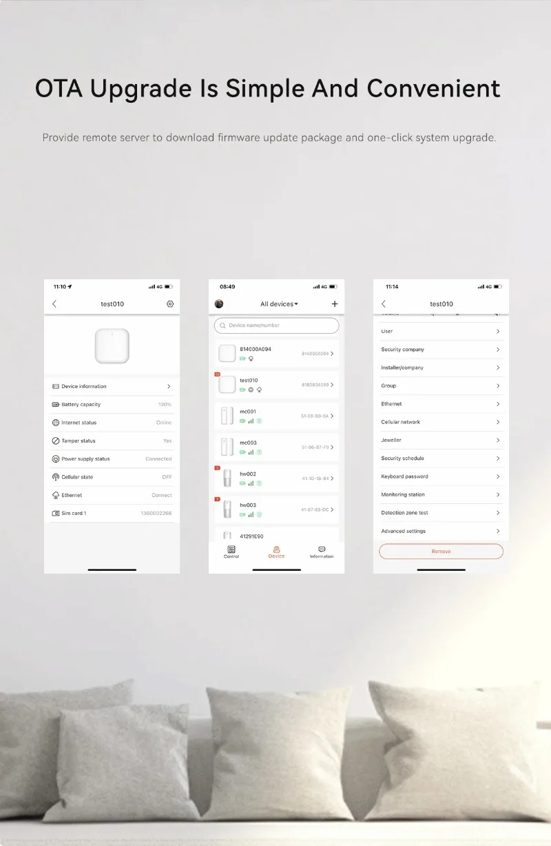 Home Zone Security App - نظام إنذار التسلل المنزلي الذكي مجموعة