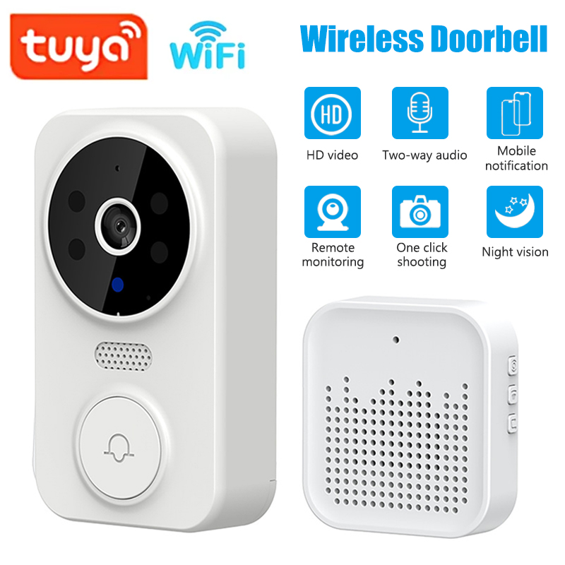 Home Security La - واي فاي الذكية جرس باب يتضمن