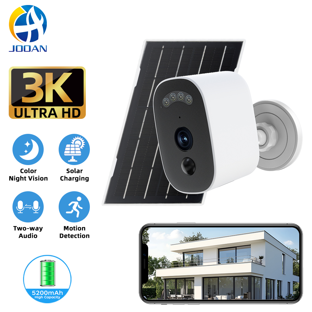Home Security La - كاميرا Jooan 3K HD تعمل بالطاقة