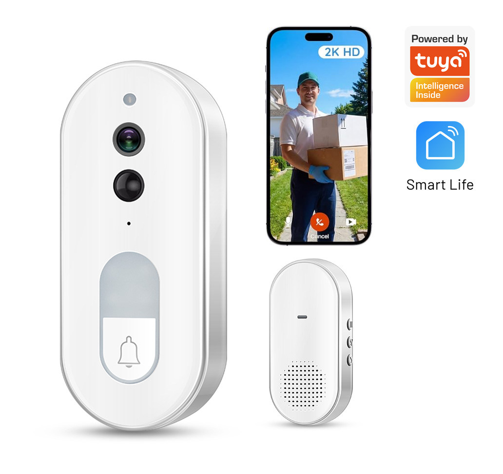 Home Security La - جرس باب ذكي لاسلكي من تويا