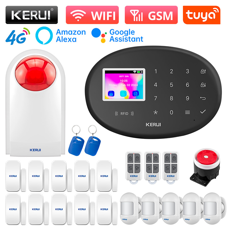 Home Zone Security App - KERUI إنذار نظام الأمن W204 4G