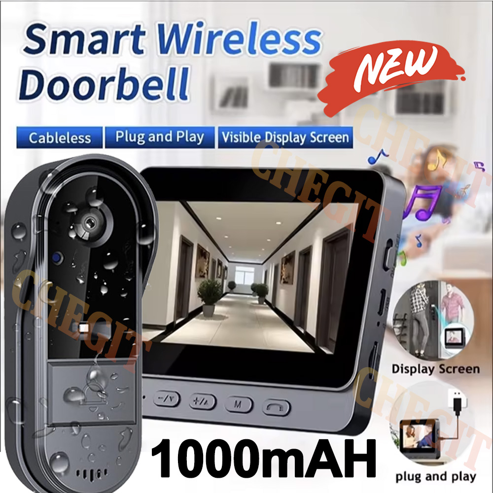 Home Security La - كاميرا جرس الباب اللاسلكية واي فاي