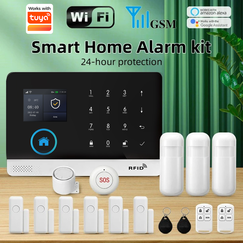 Home Security No Wifi - نظام إنذار أمان منزلي ذكي من