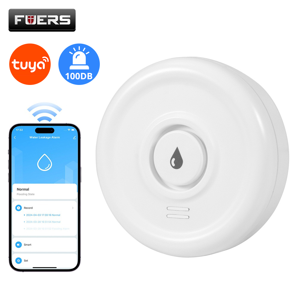 Home Security Devices - Fuers كاشف تسرب المياه إنذار المنزل