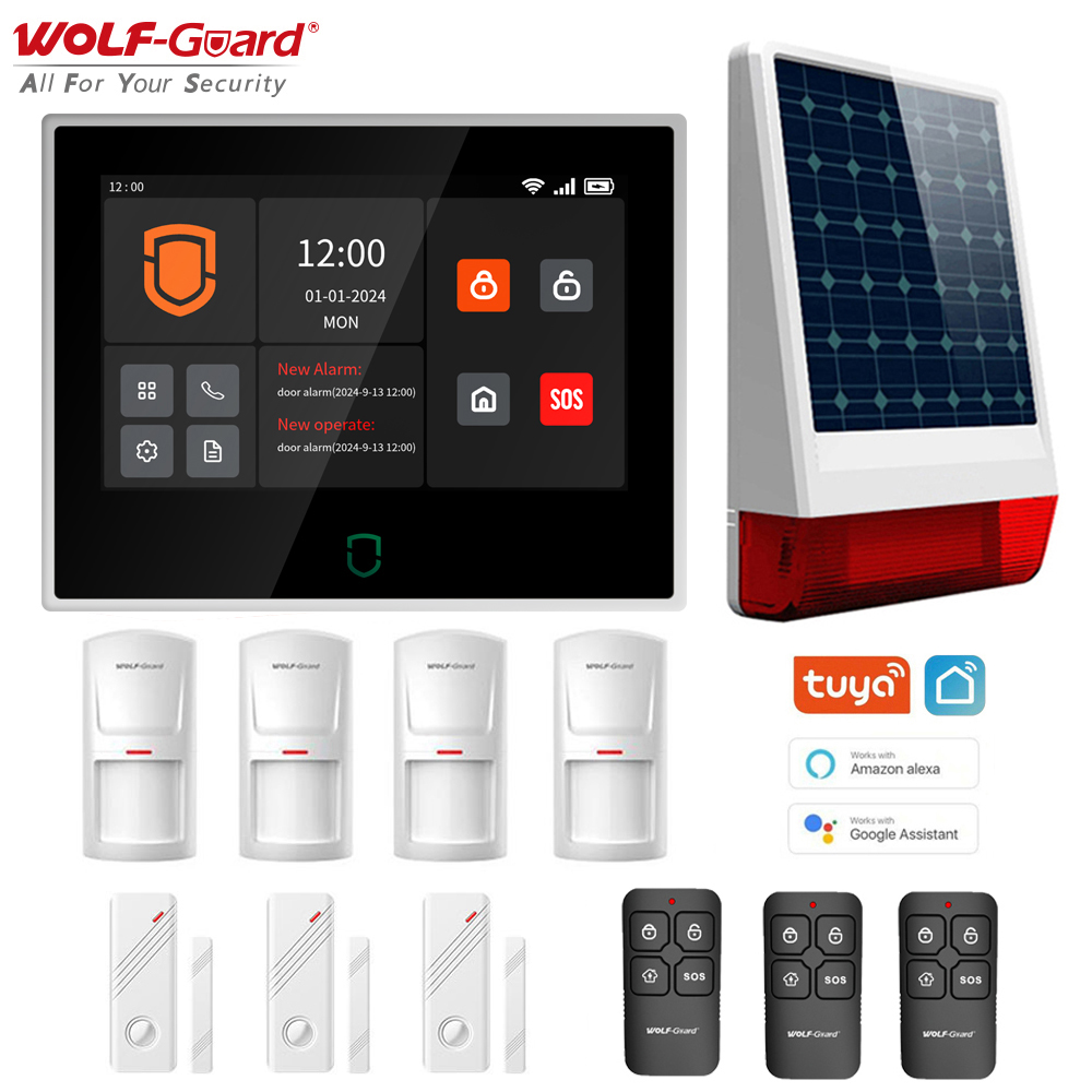Home Security No Wifi - Wolf-Guard 7 بوصة تعمل باللمس WiFi