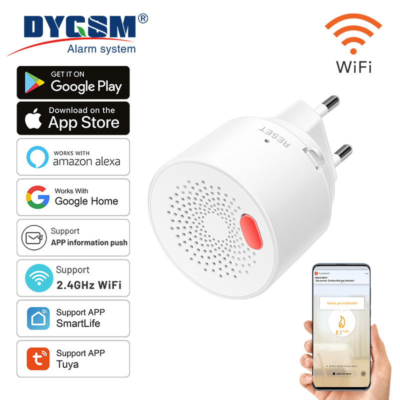 Home Security Devices - Tuya المنزل الذكي واي فاي الغاز