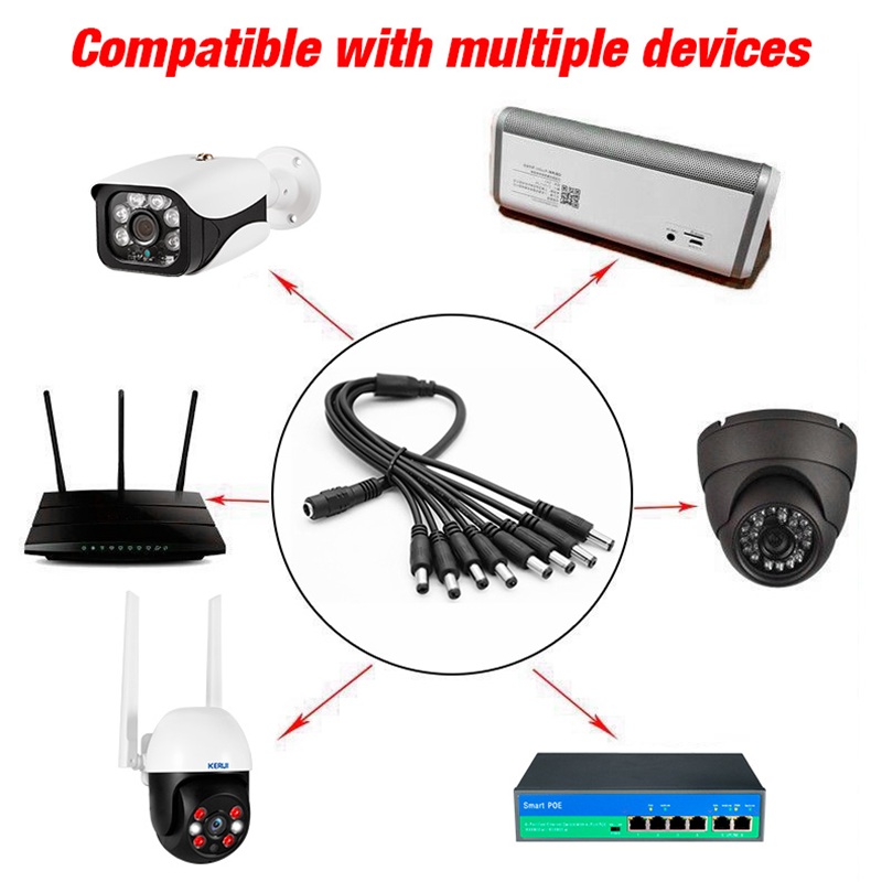 5.5x2.1 مللي متر 1 أنثى إلى 2  - مراجعة Home Security La وسعره