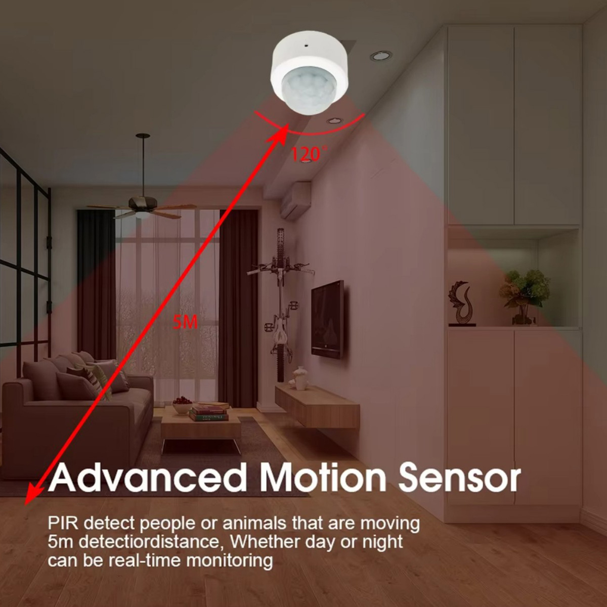 مستشعر حركة Zigbee PIR، كاشف ا - مراجعة Home Security Devices وسعره