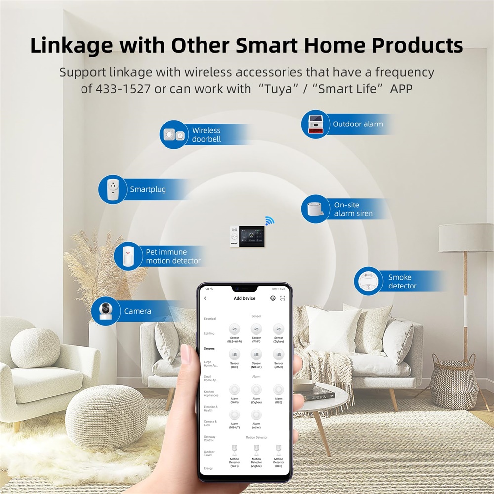نظام إنذار ذكي بتقنية واي فاي  - مراجعة Home Security No Wifi وسعره