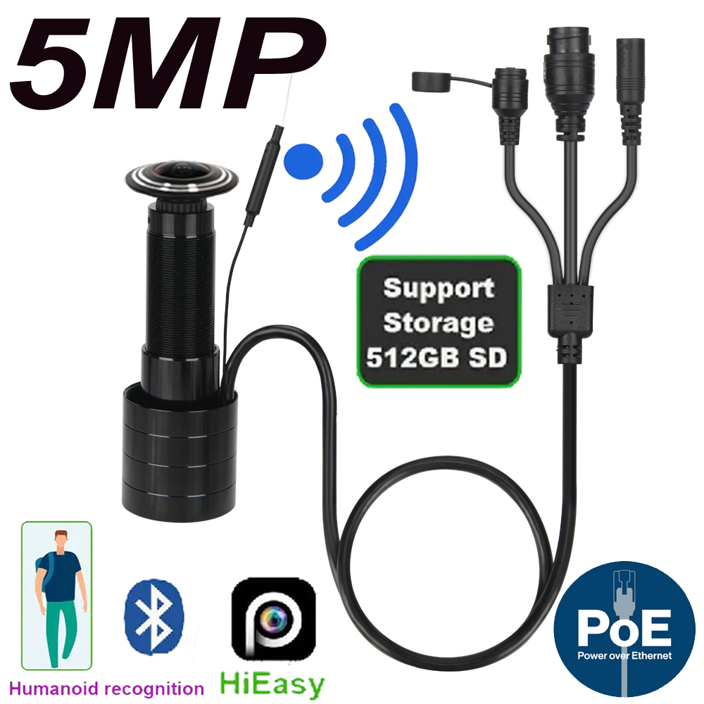 5MP باب العين IP POE كاميرا ثق - مراجعة Home Security La وسعره