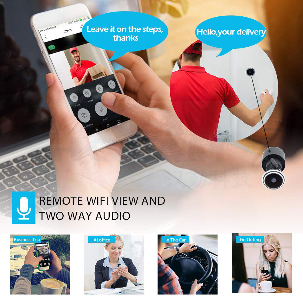 5MP باب العين IP POE كاميرا ثق - مراجعة Home Security La وسعره
