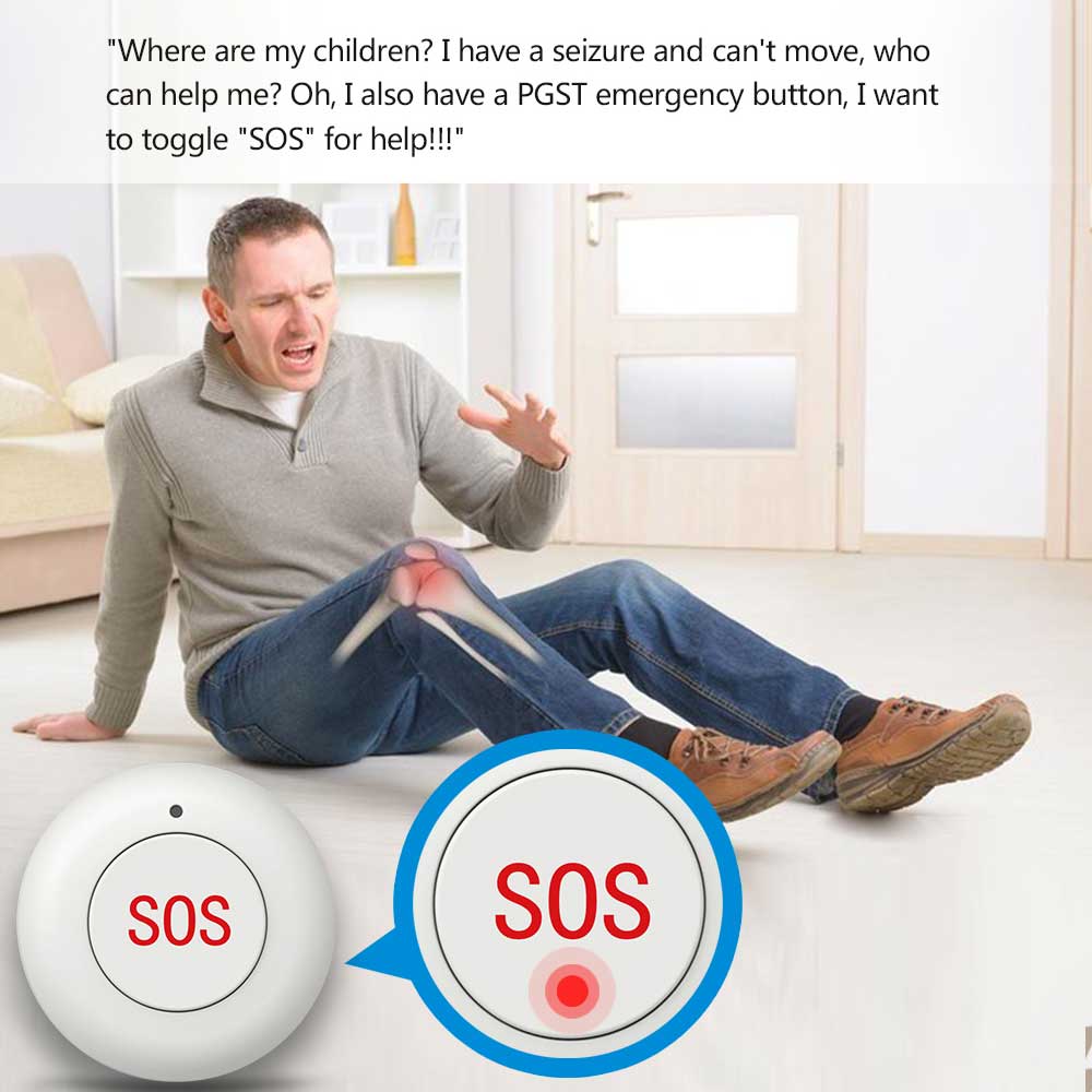 زر SOS لاسلكي ذكي لأمان المنزل - مراجعة Home Security Devices وسعره