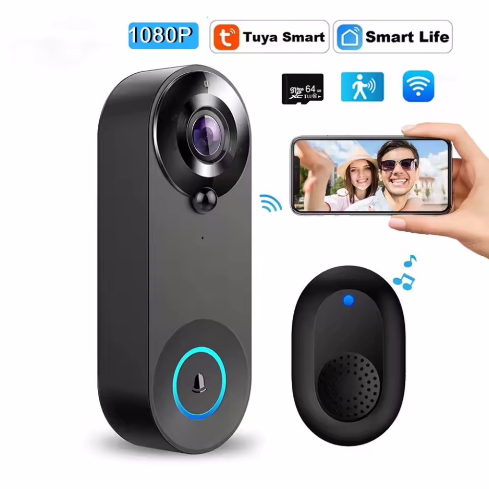 Tuya 1080P اللاسلكية جرس باب و - مراجعة Home Security La وسعره