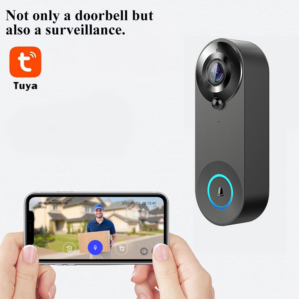 Tuya 1080P اللاسلكية جرس باب و - مراجعة Home Security La وسعره