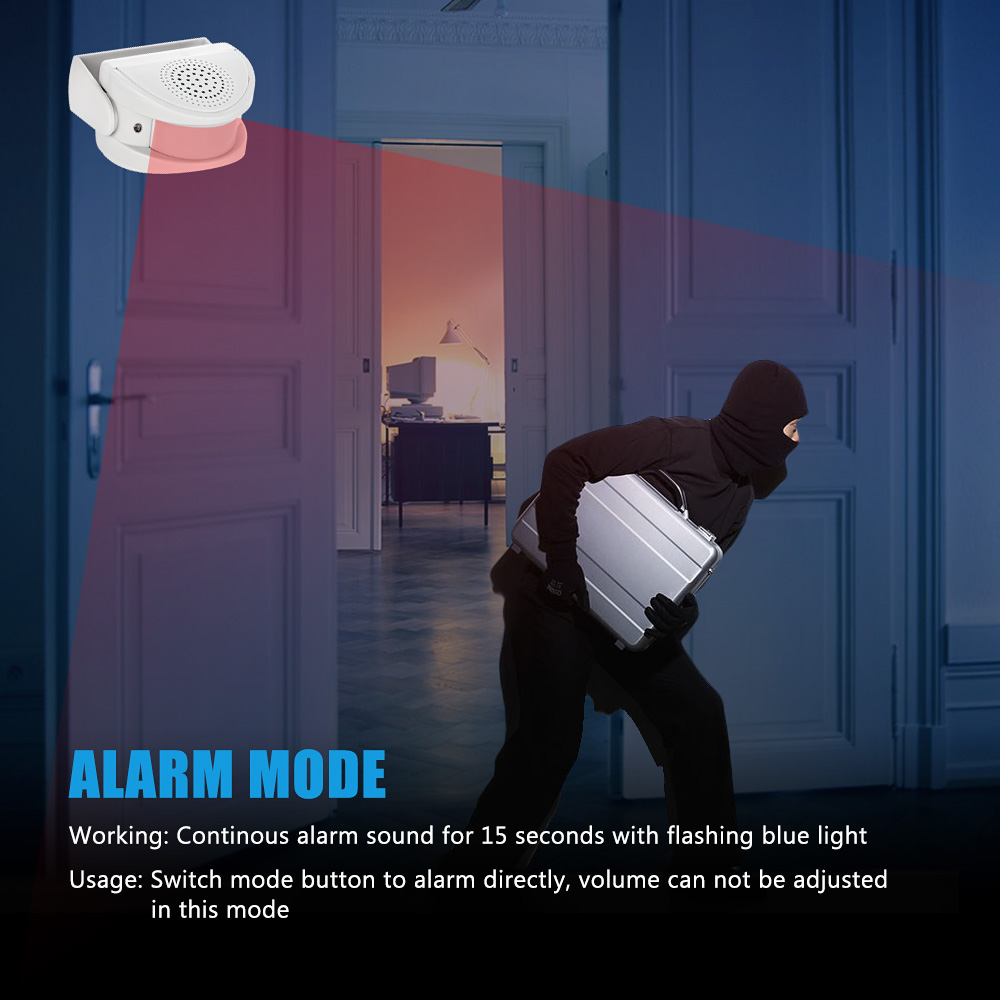 ترحيب جرس الرنين لمتجر 32 نغمة - مراجعة Home Security Bell وسعره