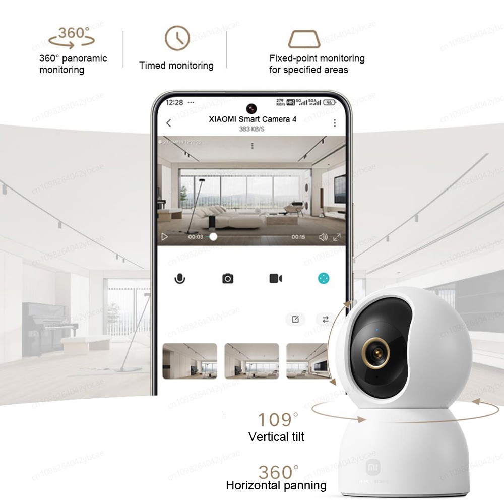 كاميرا XIAOMI الذكية 4، واي فا - مراجعة Home Security Camera 360 Xiaomi وسعره