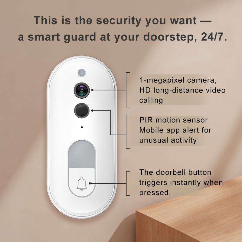 جرس باب ذكي لاسلكي من تويا مع  - مراجعة Home Security La وسعره