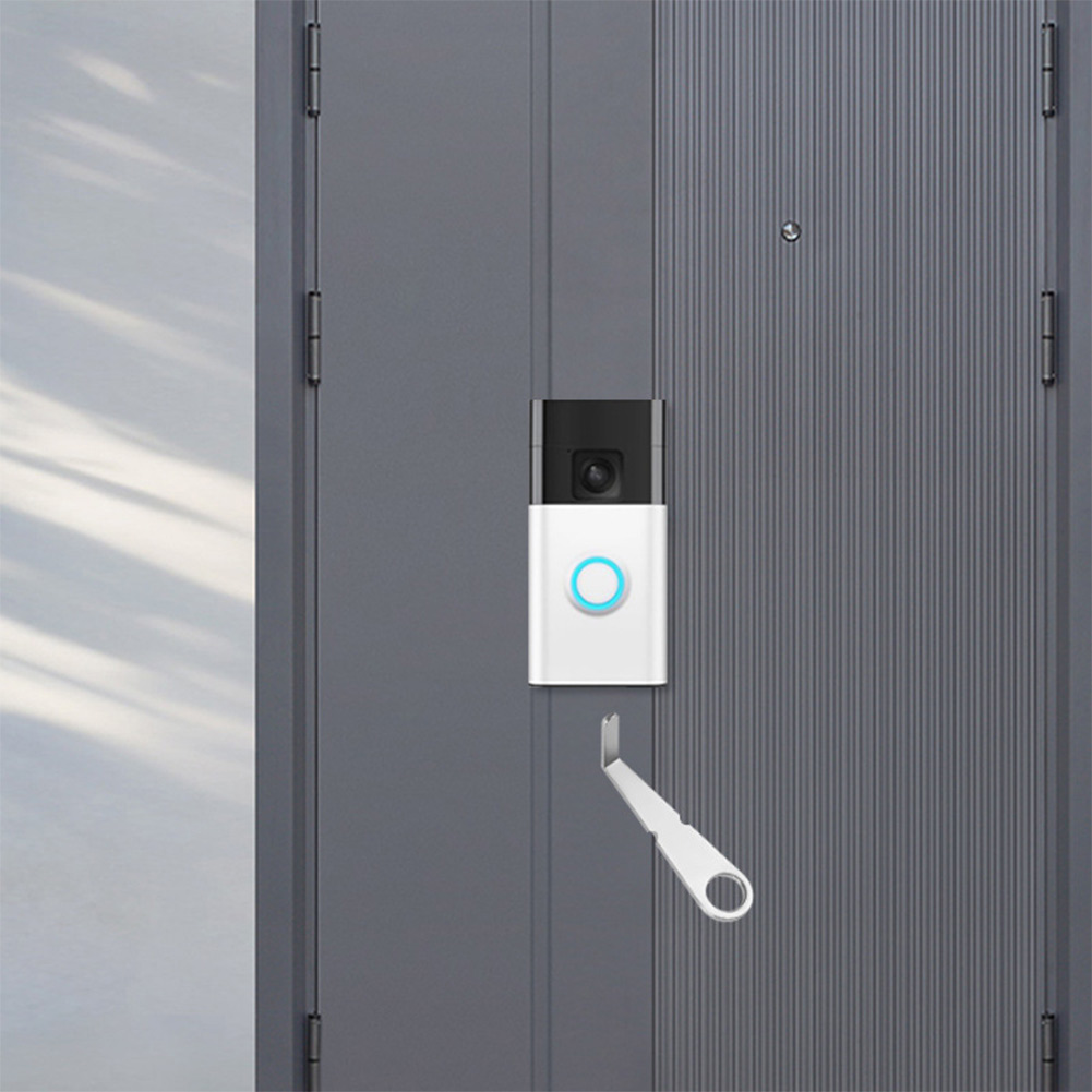 مفتاح فضي لجرس الباب بالفيديو  - مراجعة Home Security La وسعره