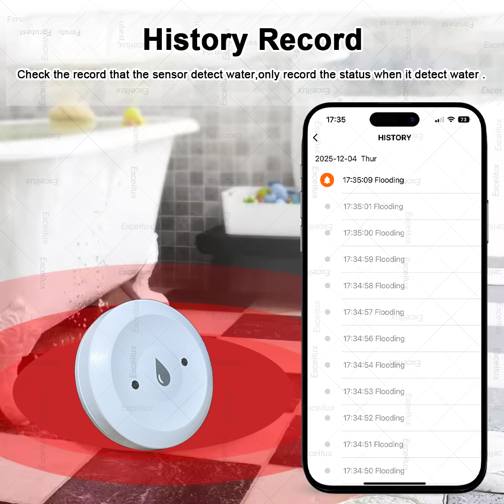 زيجبي كاشف المياه تسرب الاستشع - مراجعة Home Security Devices وسعره