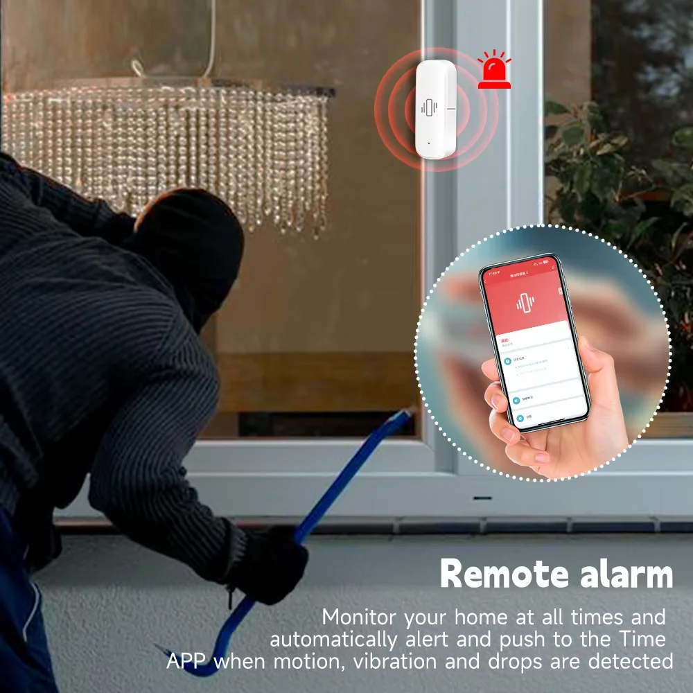 الذكية زيجبي الاهتزاز الاستشعا - مراجعة Home Security Devices وسعره