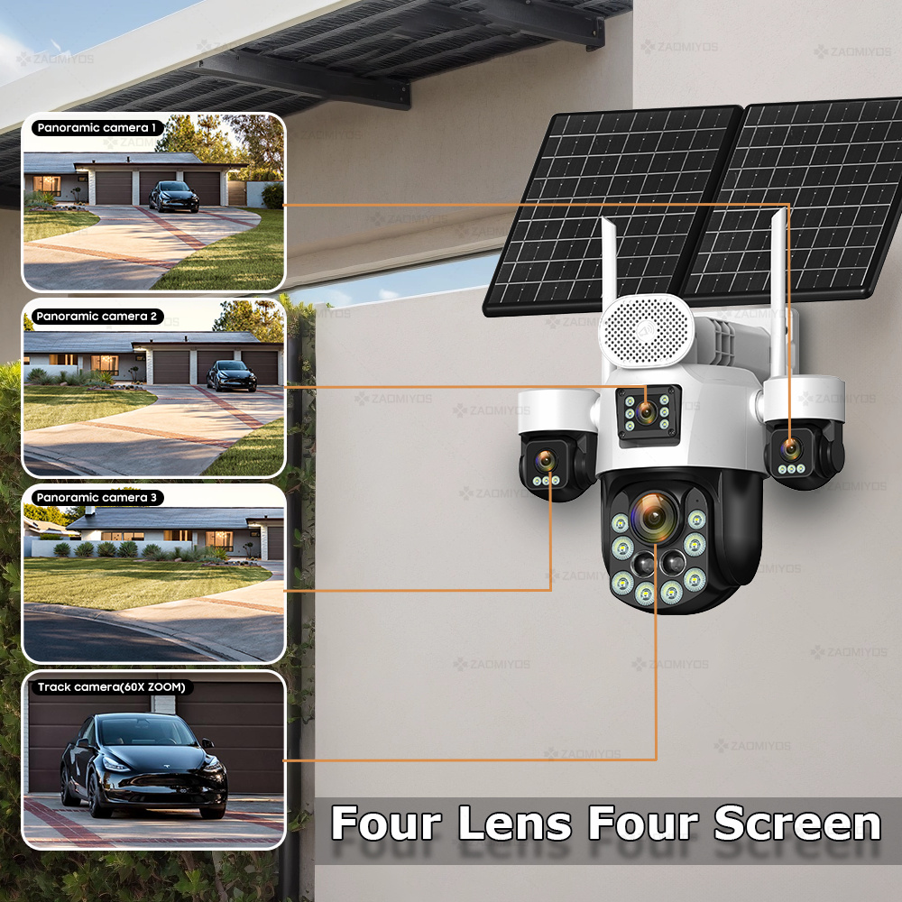 4 عدسات خارجية 360 درجة °   كا - مراجعة Home Security La وسعره