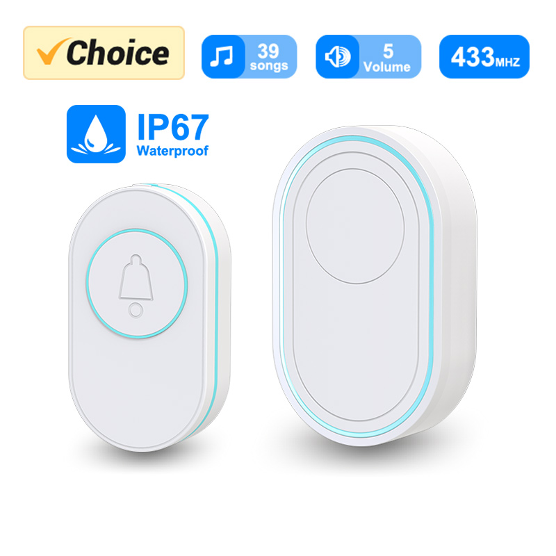 لاسلكي المنزل الذكي الجرس ، زر - مراجعة Home Security Bell وسعره