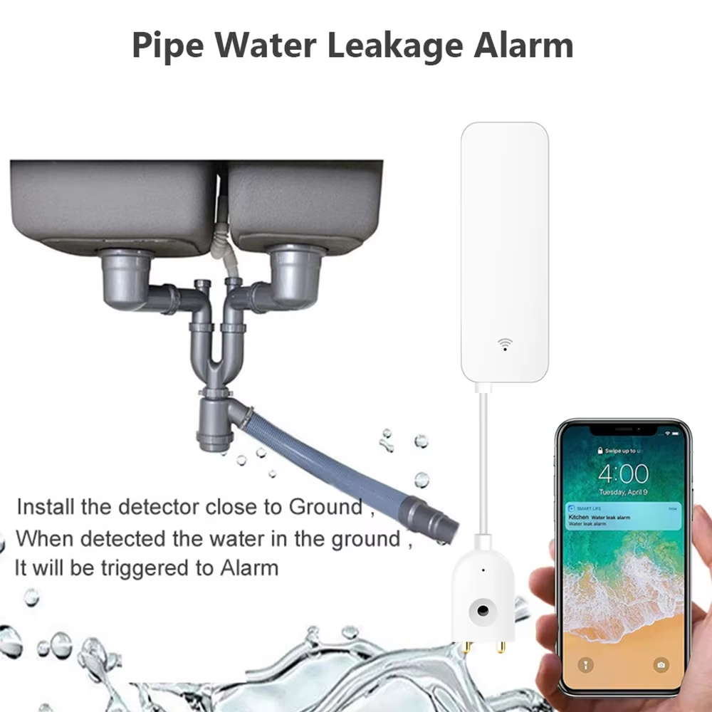 جهاز استشعار تسرب المياه بتقني - مراجعة Home Security Devices وسعره