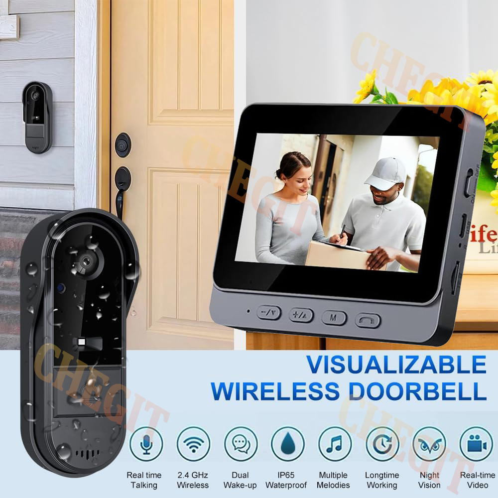 كاميرا جرس الباب اللاسلكية واي - مراجعة Home Security La وسعره