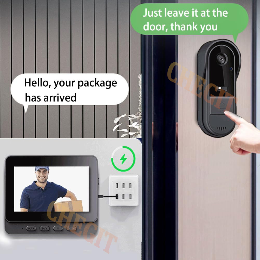 كاميرا جرس الباب اللاسلكية واي - مراجعة Home Security La وسعره