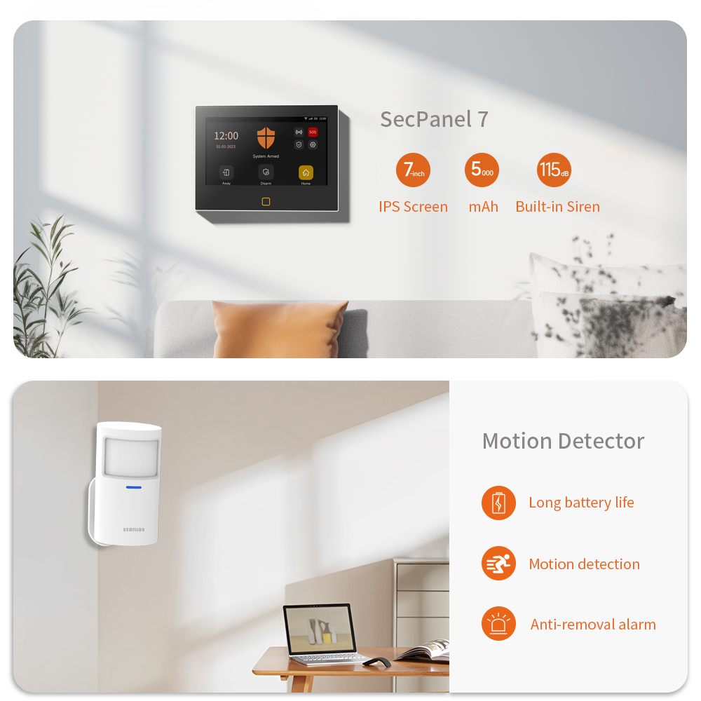 Staniot 7 بوصة لاسلكي واي فاي  - مراجعة Home Zone Security App وسعره