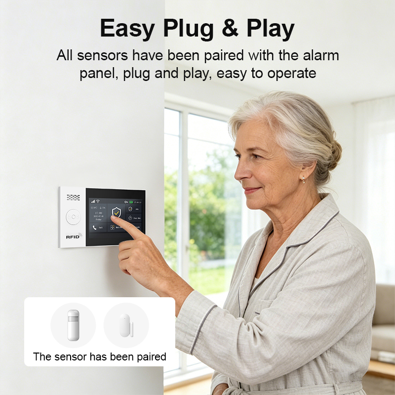نظام إنذار لاسلكي من بي جي إس  - مراجعة Home Security No Wifi وسعره