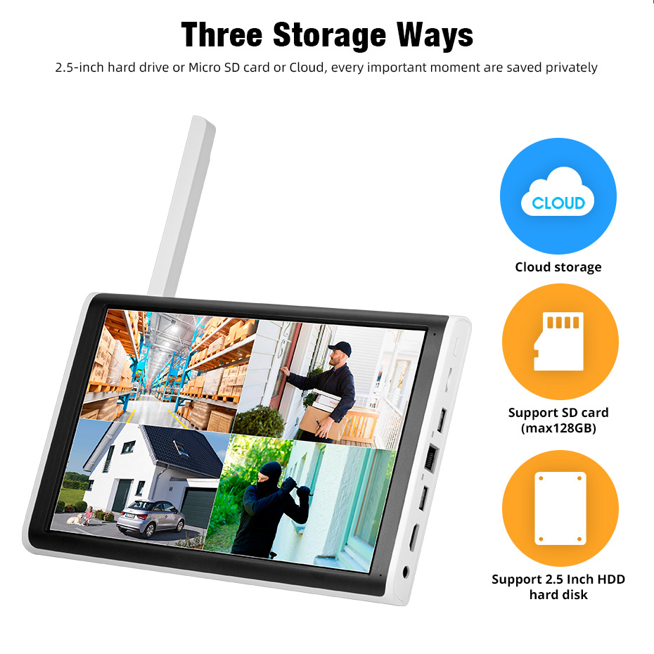 KERUI 2K 3K 4MP 8CH NVR WIFI O - مراجعة Home Security Monitoring وسعره