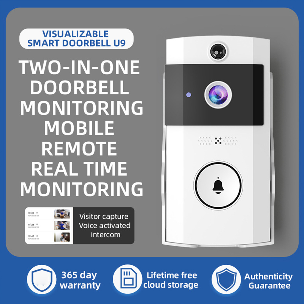 كاميرا جرس الباب Wifivisual شح - مراجعة Home Security Bell وسعره