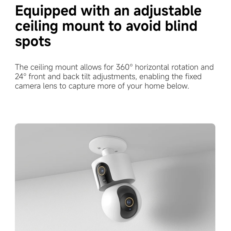 كاميرا شاومي الذكية C500 نسخة  - مراجعة Home Security Camera 360 Xiaomi وسعره