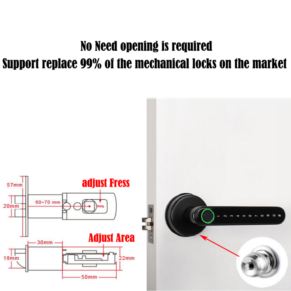 قفل بصمة الإصبع الذكي بتقنية ا - مراجعة Home Security Locks For Doors وسعره