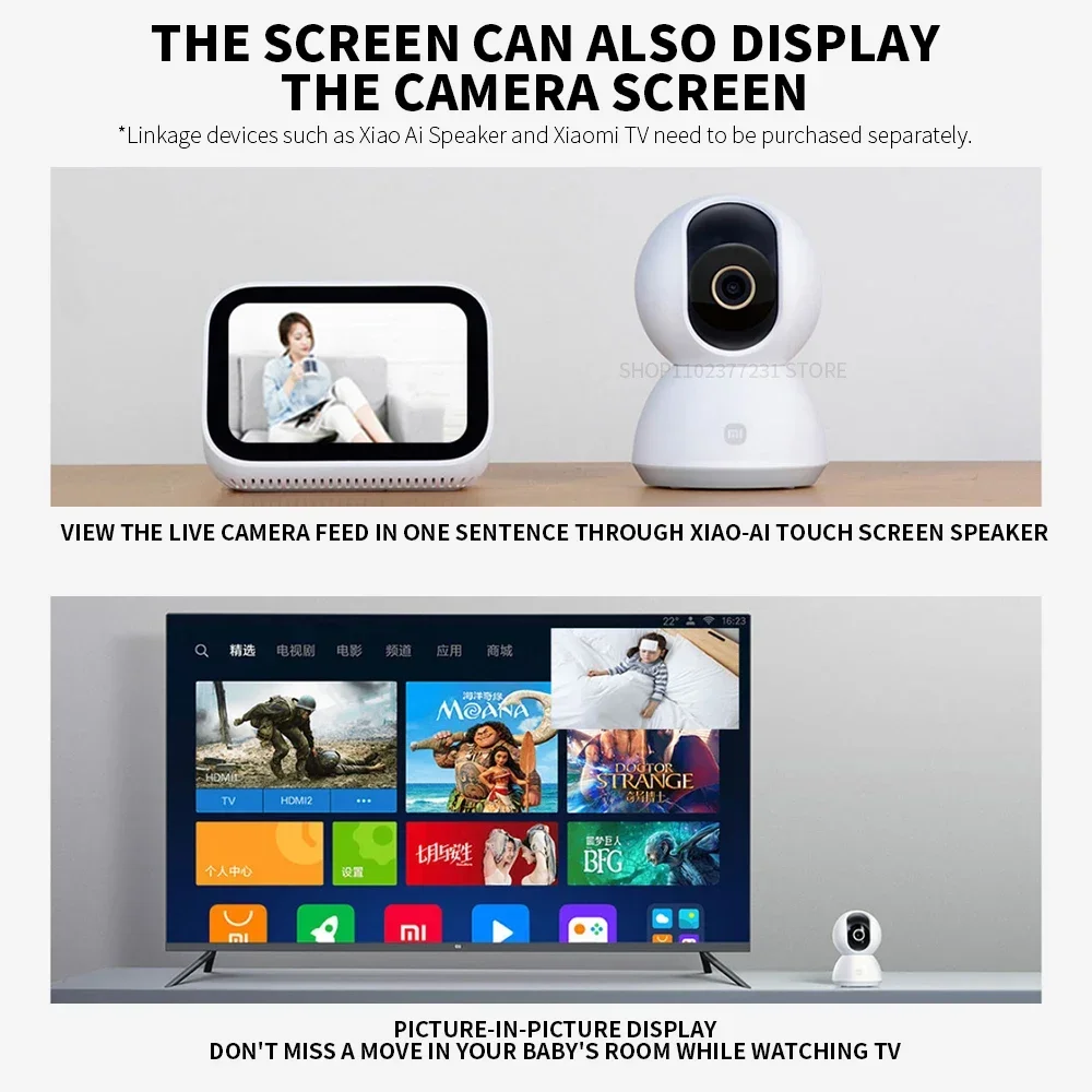 شاومي سمارت هوم 360 °   كاميرا - مراجعة Home Security Camera 360 Xiaomi وسعره