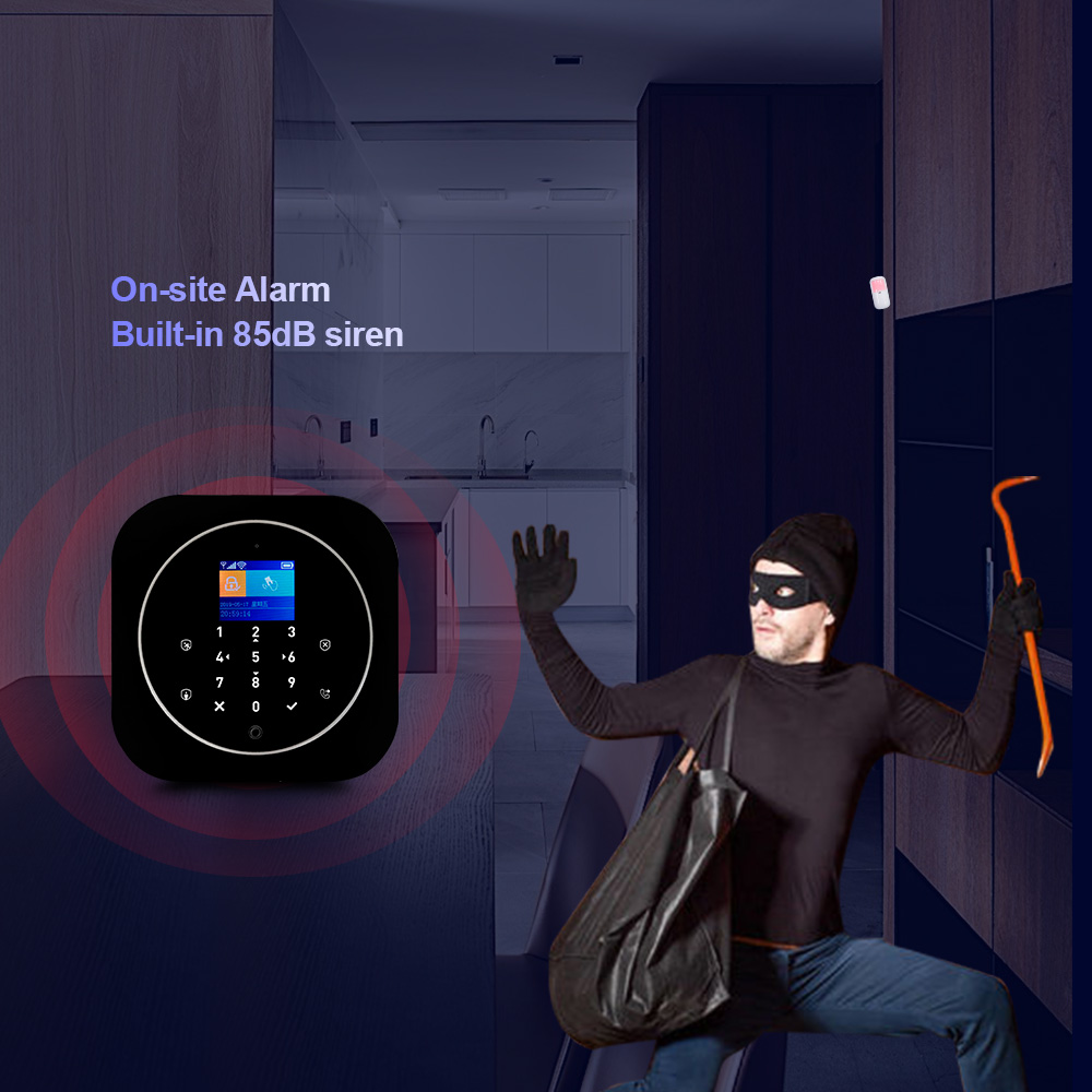 KERUI G12 طقم نظام إنذار منزلي - مراجعة Home Security No Wifi وسعره