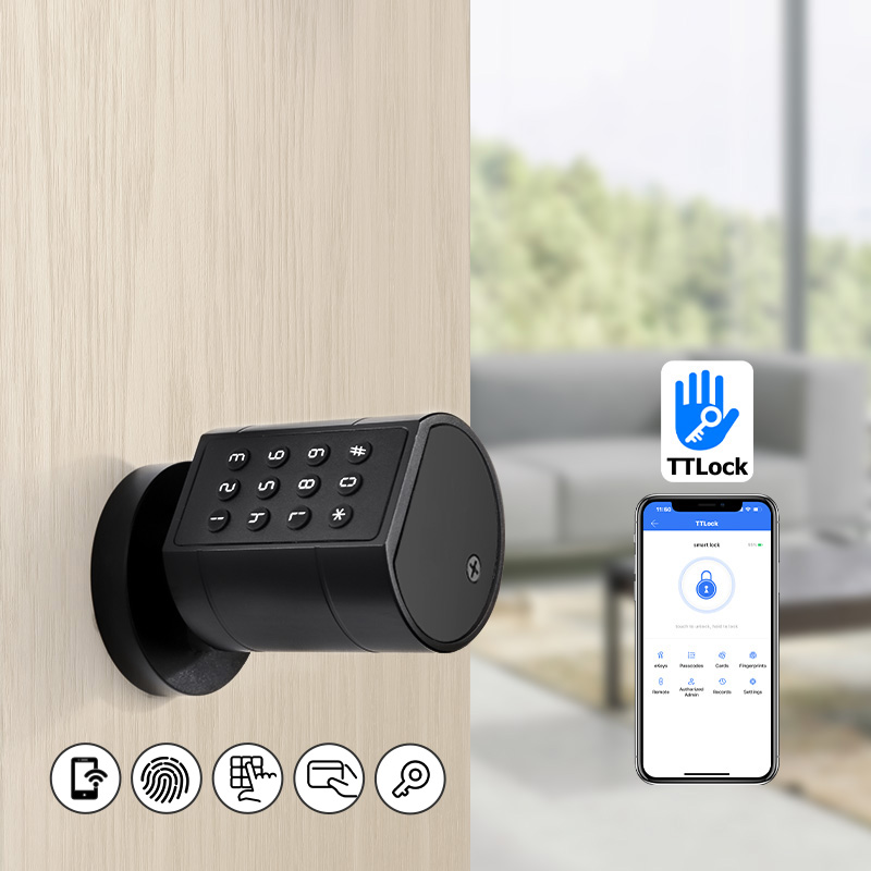 قفل باب أسطواني أوروبي ذكي ttl - مراجعة Home Security Locks For Doors وسعره