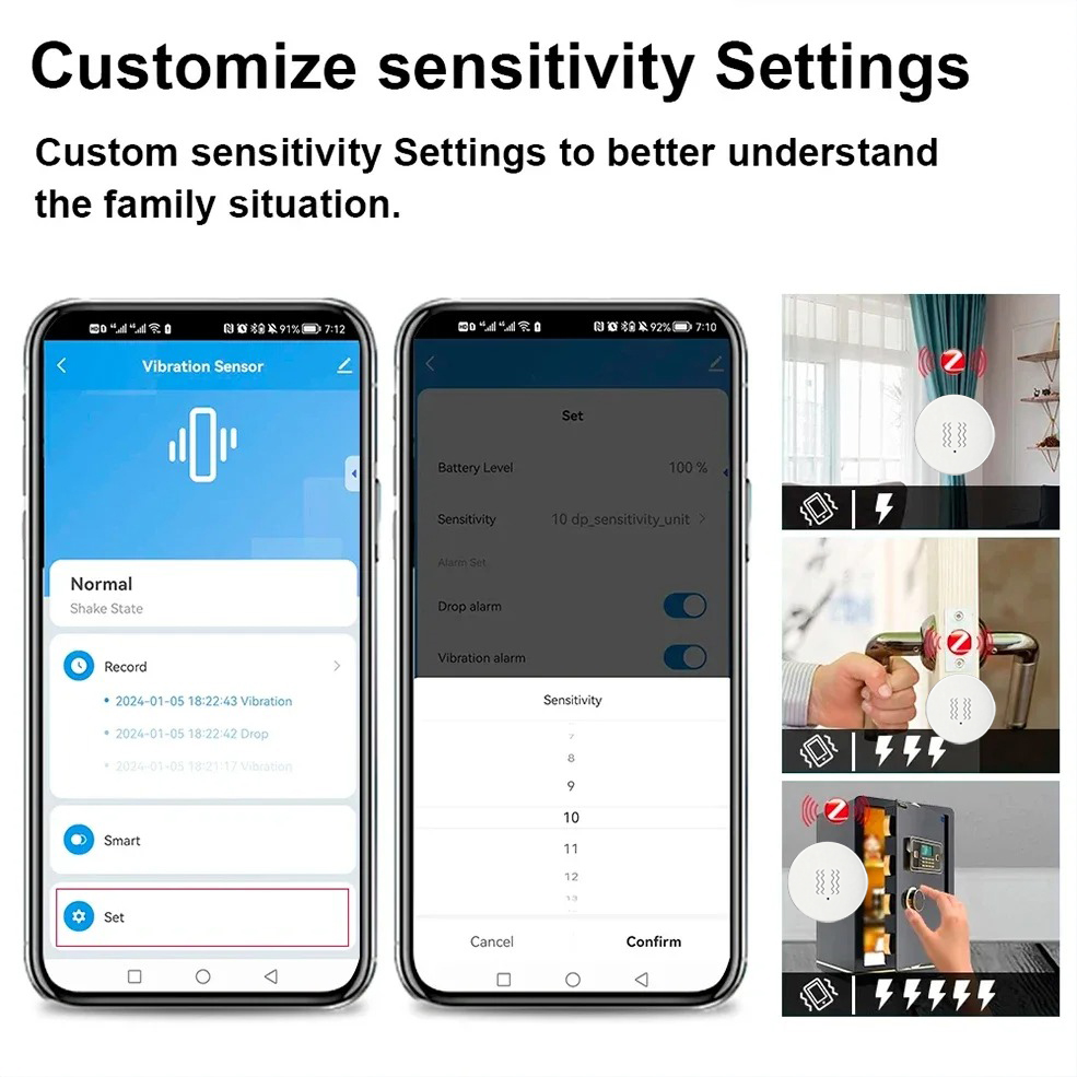 جهاز استشعار الاهتزاز والإمالة - مراجعة Home Security Monitoring وسعره