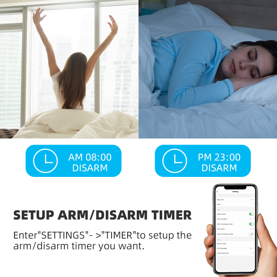 KERUI Tuya Smart WIFI نظام إنذ - مراجعة Home Zone Security App وسعره