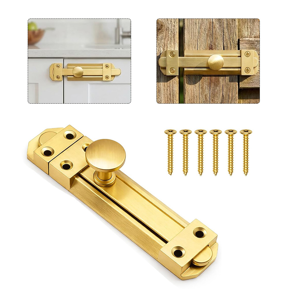 قفل باب منزلق من النحاس الصلب  - مراجعة Home Security Locks For Doors وسعره