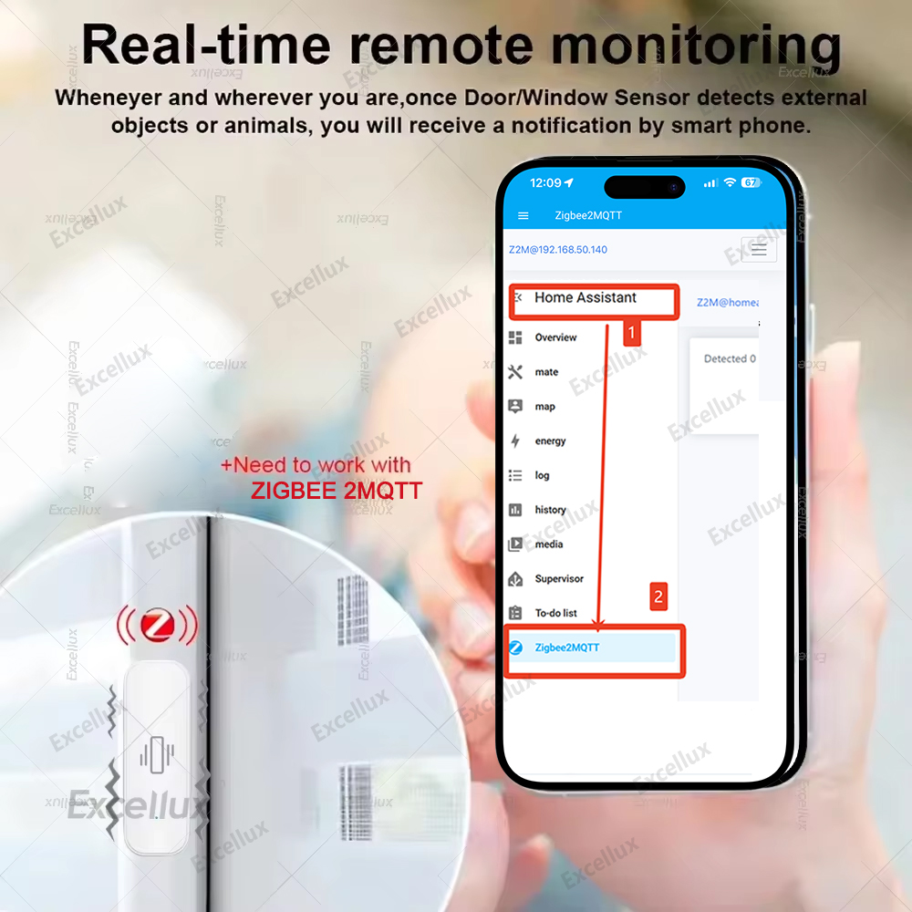 زيجبي الذكية مستشعر الاهتزاز ح - مراجعة Home Security Monitoring وسعره