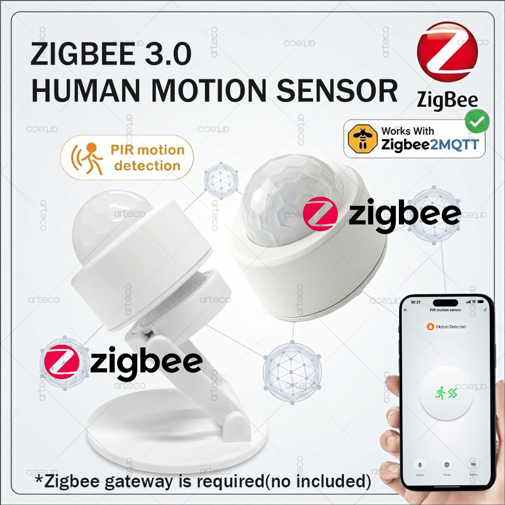 مستشعر حركة صغير بتقنية Zigbee - مراجعة Home Security Devices وسعره