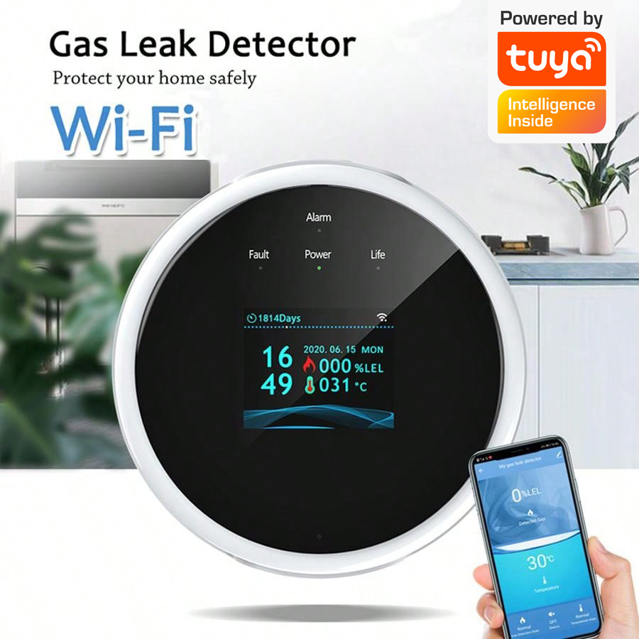 جهاز استشعار إنذار الغاز بتقني - مراجعة Home Security Monitoring وسعره