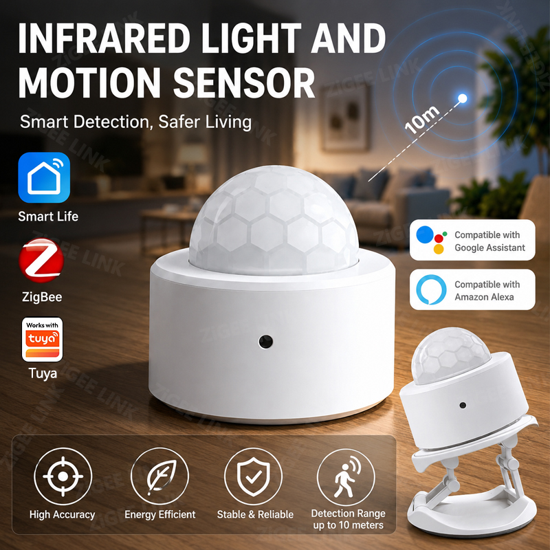 مستشعر حركة لاسلكي ZigBee 3.0  - مراجعة Home Security Devices وسعره