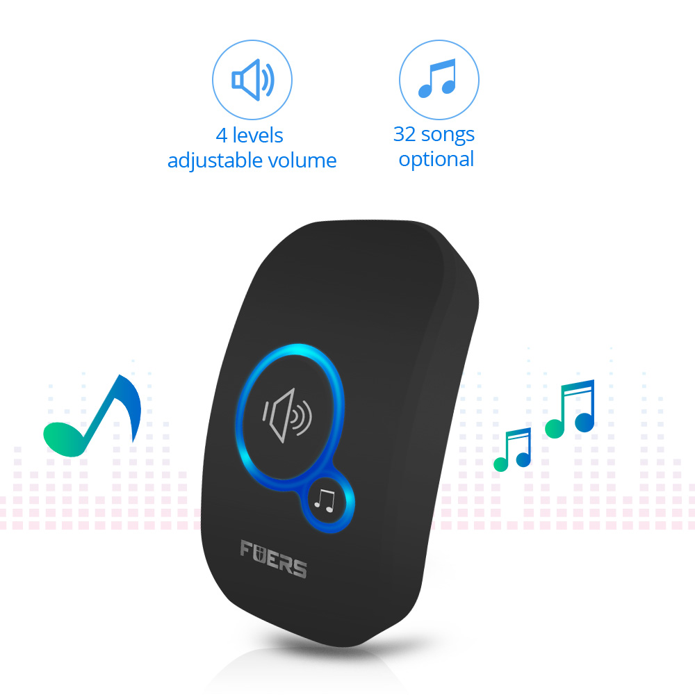 Fuers جرس الباب اللاسلكي المنز - مراجعة Home Security Bell وسعره