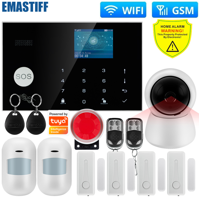 نظام إنذار لاسلكي 2.4G WIFI GS - مراجعة Home Zone Security App وسعره