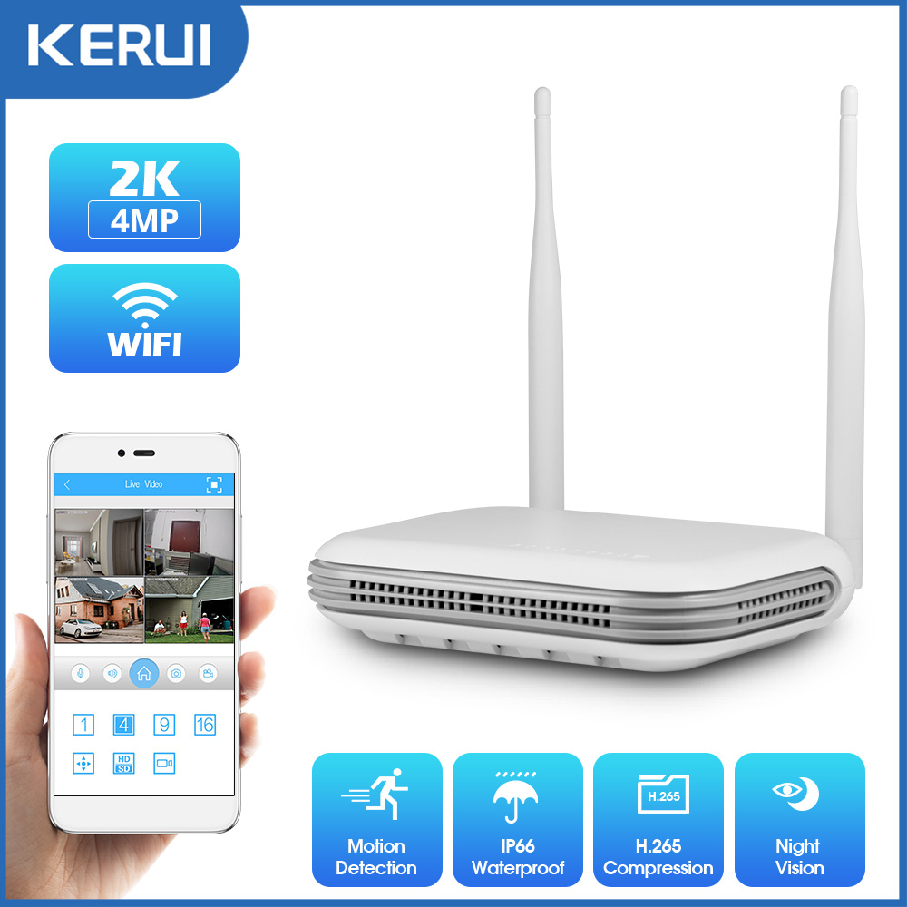 كاميرا KERUI 2K 4MP خارجية عال - مراجعة Home Security Monitoring وسعره