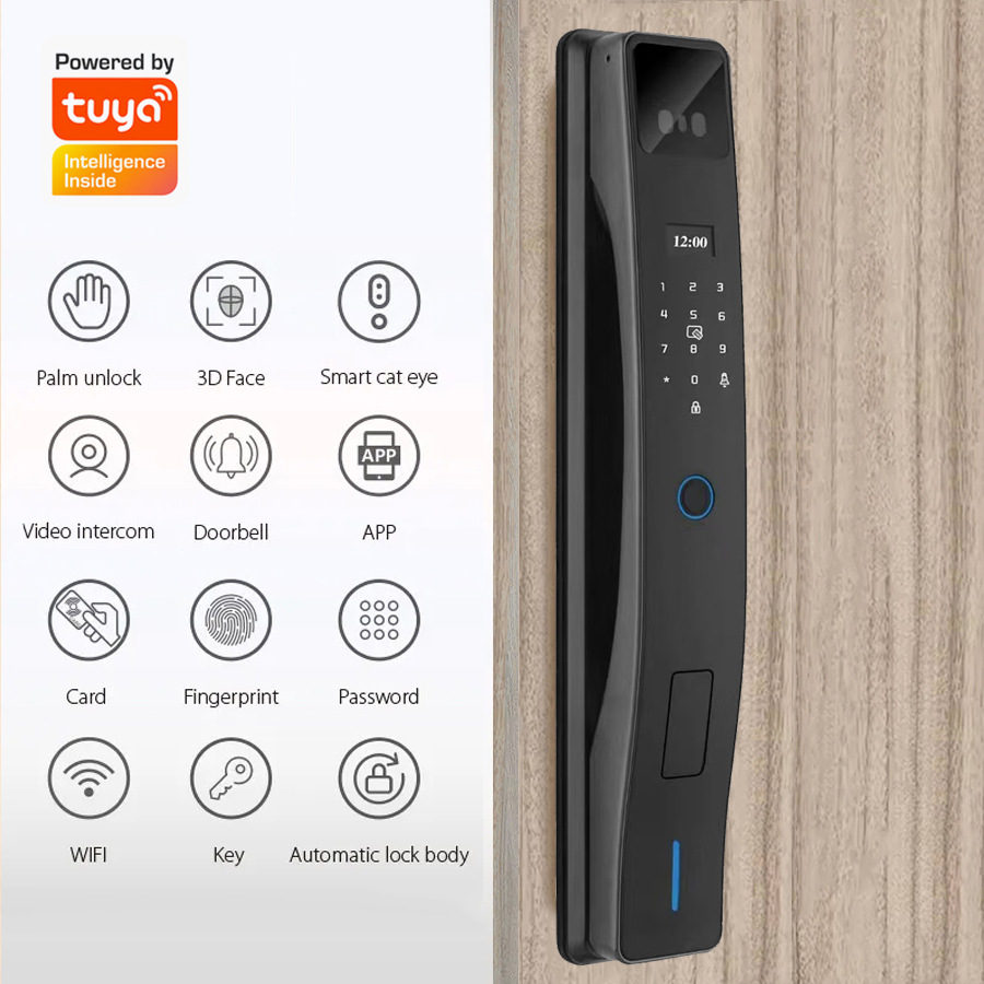 قفل باب إلكتروني ذكي بكلمة مرو - مراجعة Home Security Locks For Doors وسعره